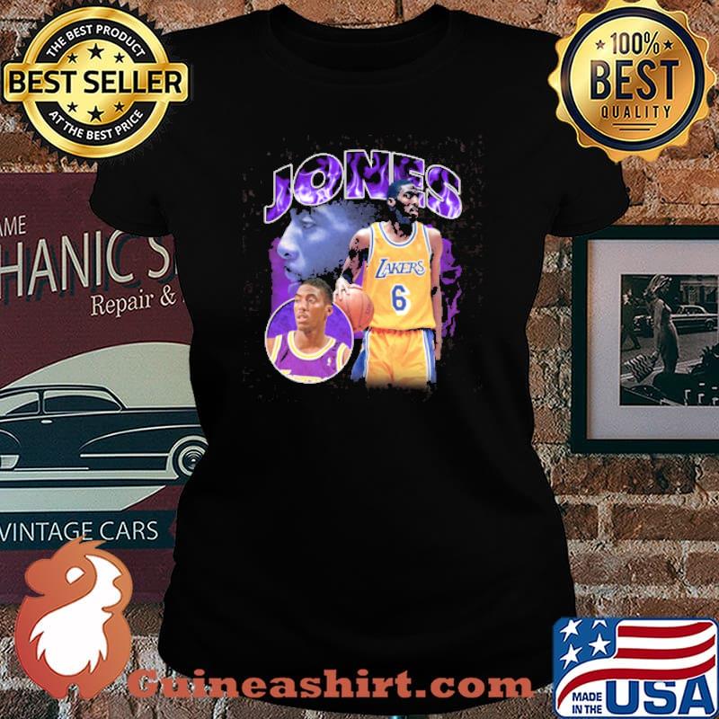 Los Angeles Lakers Tribute Eddie Jones Shirt Laides tee