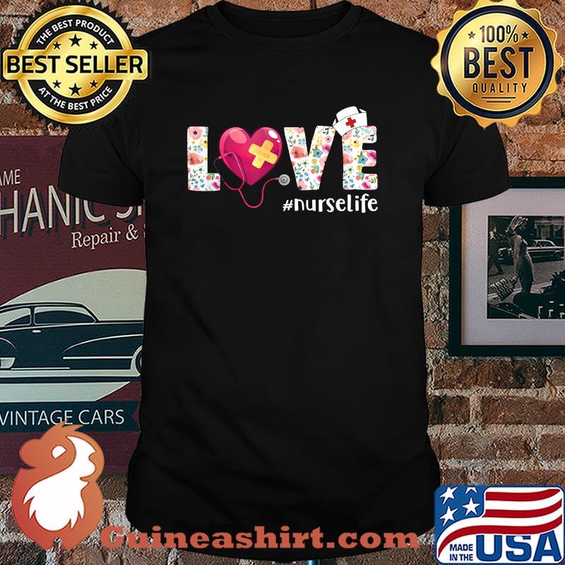 Love Nurse Life Halloween Pumpkin Stethoscope Gifts T-Shirt