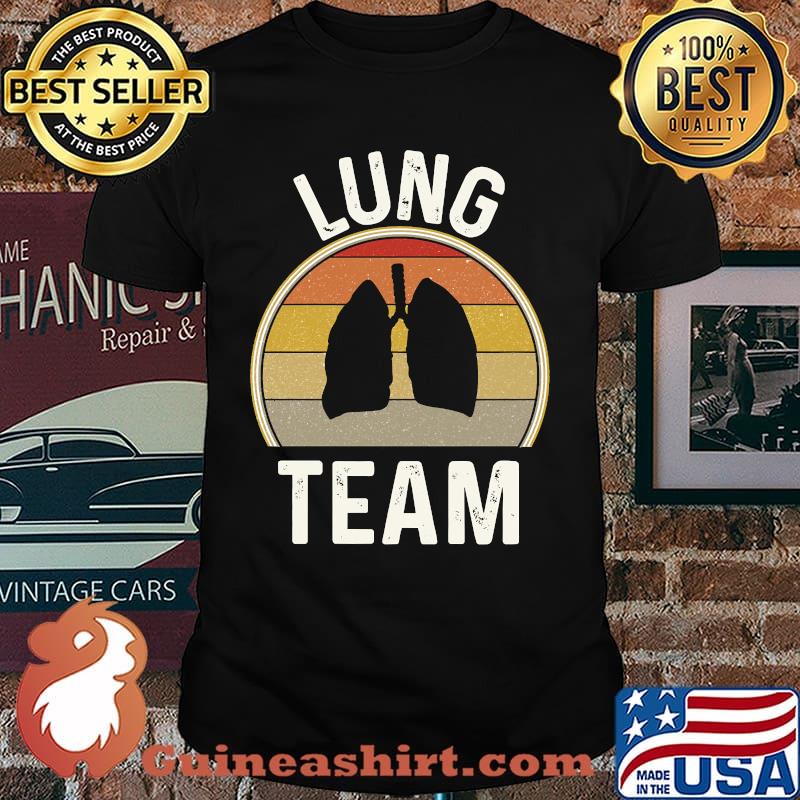 Lung Team Pulmonologist Nurse Vintage T-Shirt