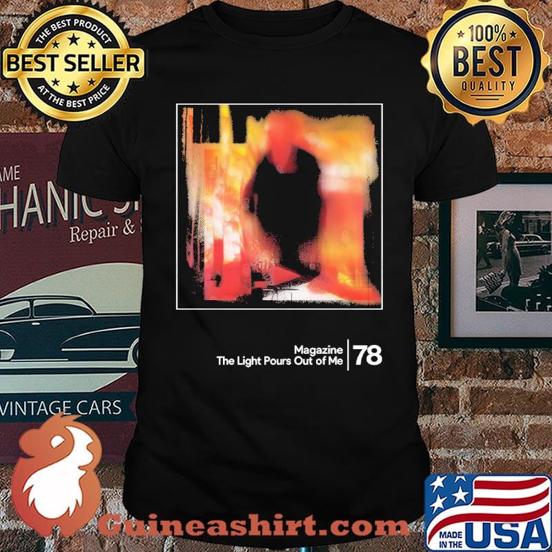Magazine The Light Pours Out Of Me Minimalist Style Graphic Design Art shirt