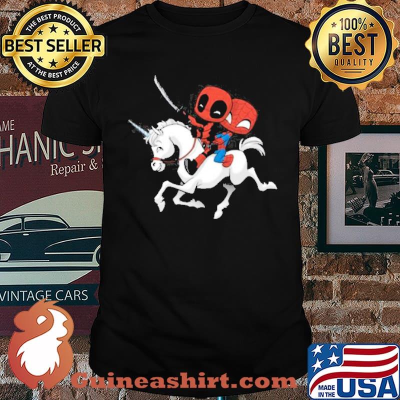 Magical Friends Spiderman and Deadpool shirt