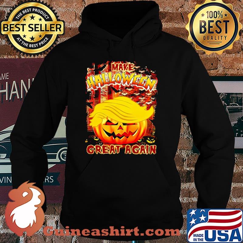 Make Halloween Great Again Trumpkin American Flag Shirt Hoodie