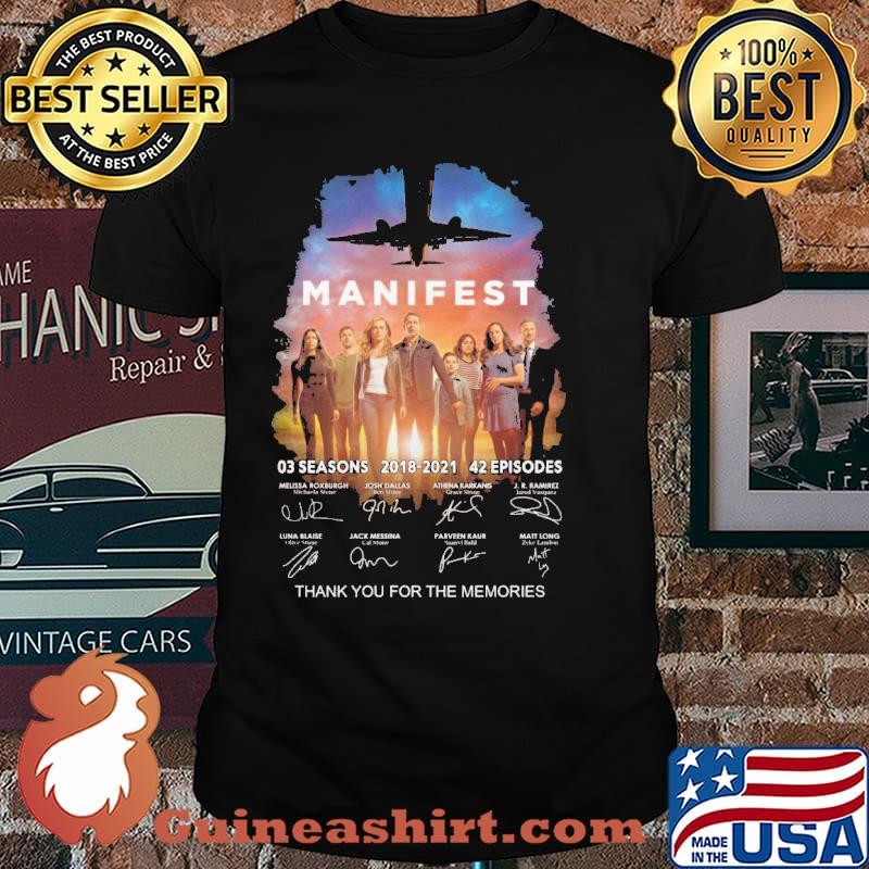 Manifest 03 seasons thank you for the memories shirt
