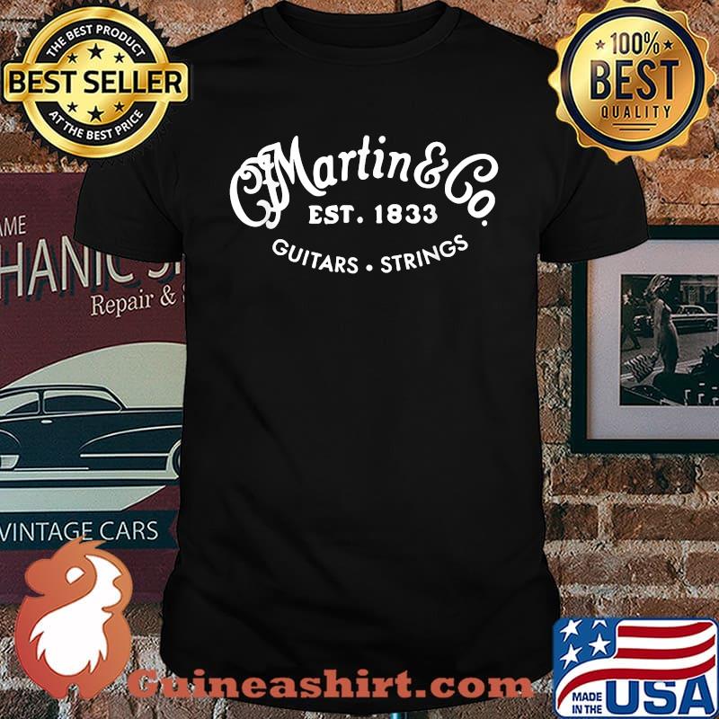 Martin Guitars Strings Logo Est 1833 T-Shirt