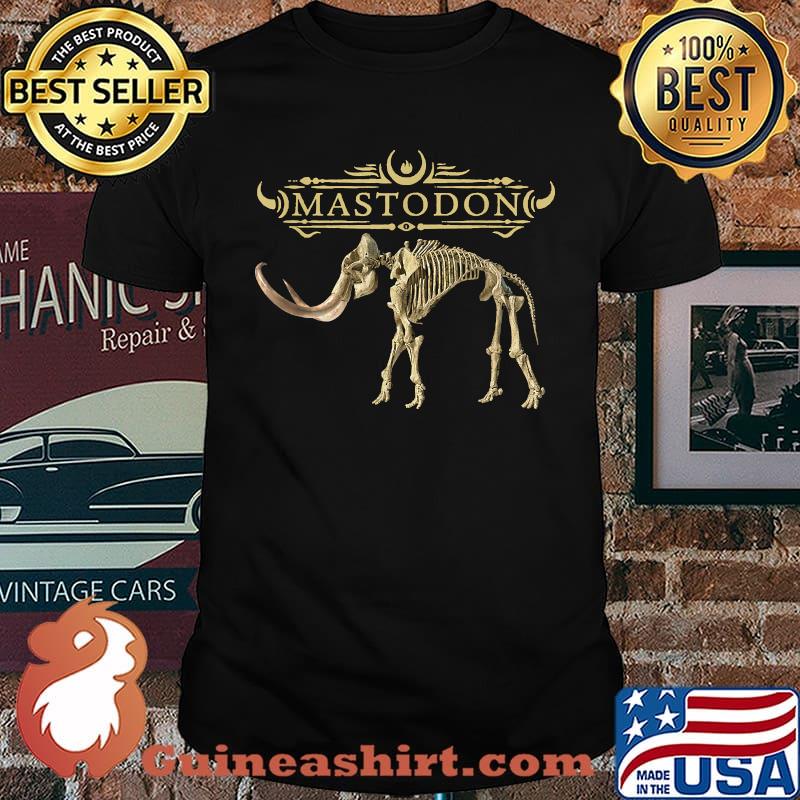 Mastodon Skeleton Elephant Emperor of Sand T-Shirt