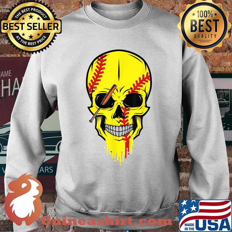 Matching Family softball Skull Halloween 2021 T-Shirt Sweater