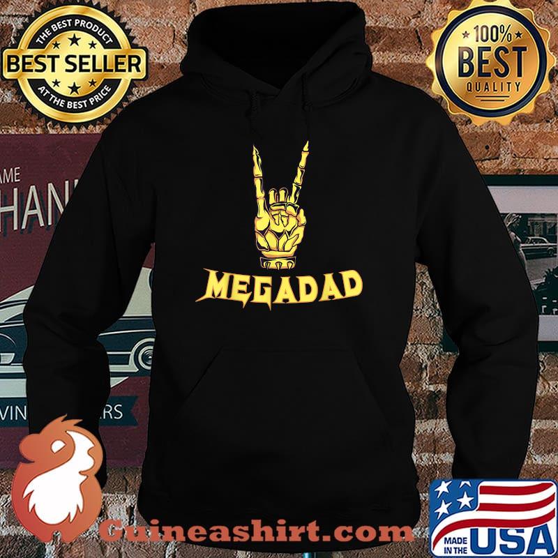 Megadad Rock Heavy Metal Guitar Dad T-Shirt Hoodie