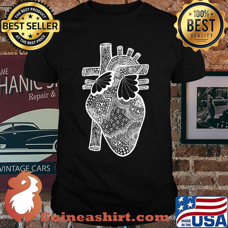 Mens Anatomical Heart, Ethereal (19, 30, 41, 48, 69, 71 86 90 97) Nurse Doctor T-Shirt