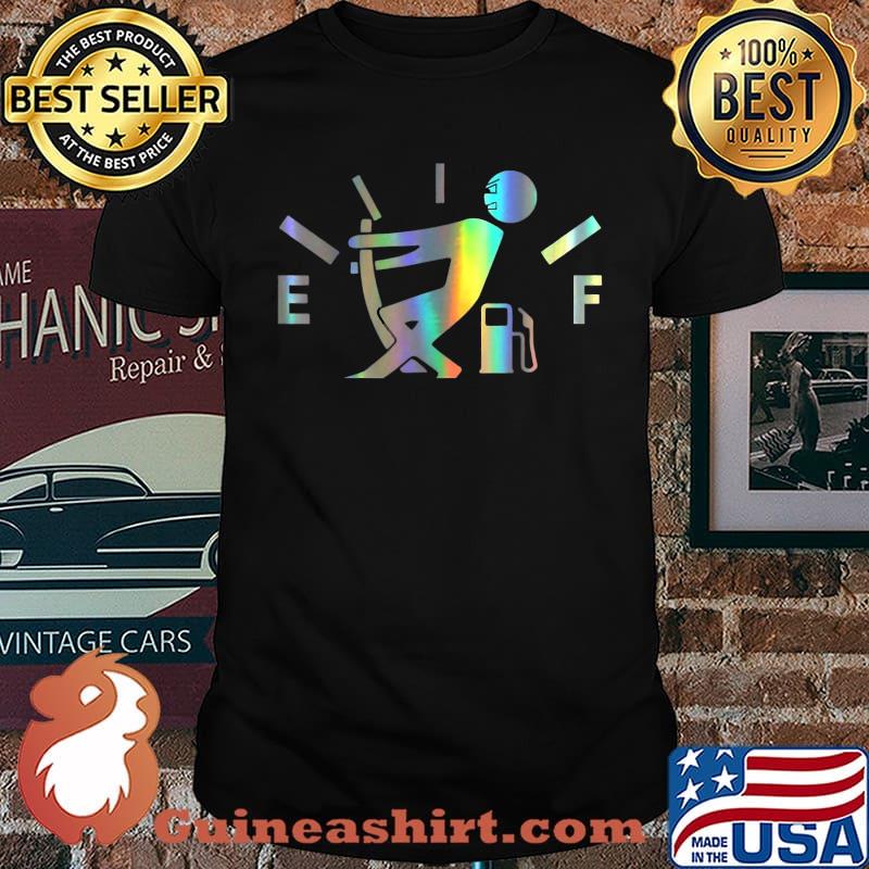Mens Never empty gas canvas T-Shirt