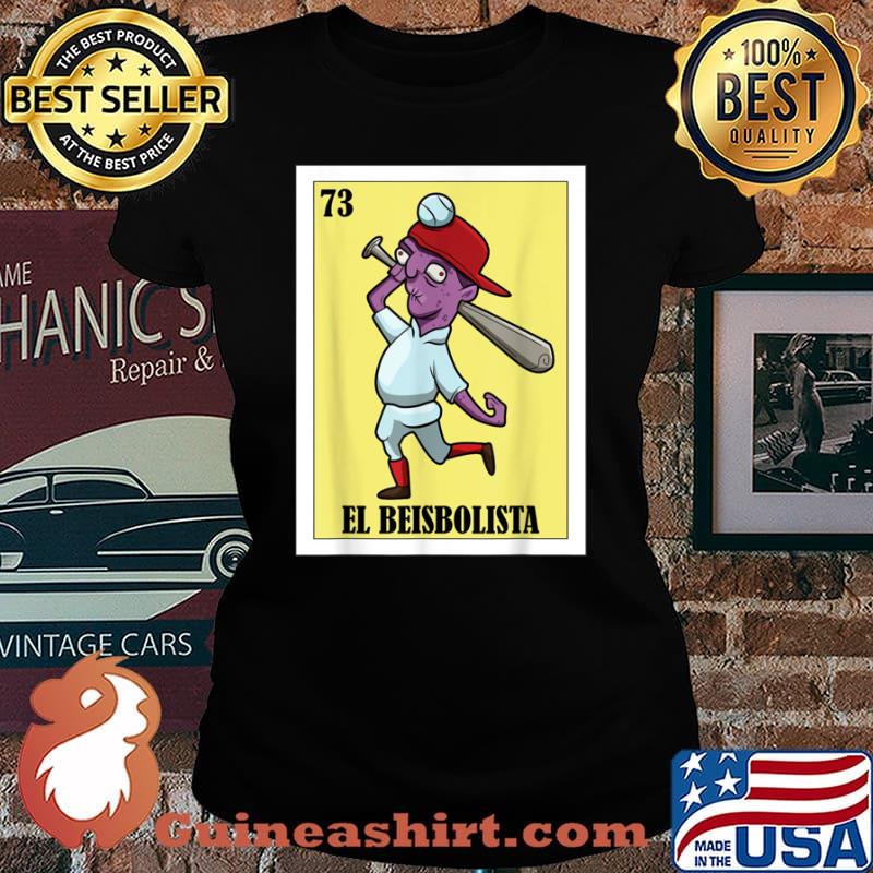 Mexican Halloween Costume Mexican Bingo El Beisbolista Shirt Laides tee