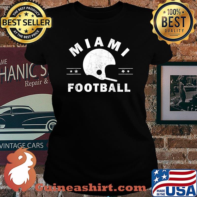 Miami Football T-Shirt Laides tee