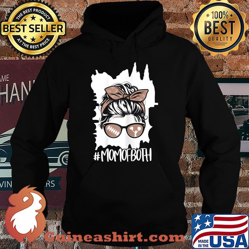 Momofboth Messy Buns Football T-Shirt Hoodie