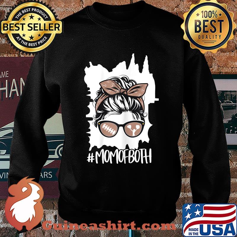 Momofboth Messy Buns Football T-Shirt Sweater