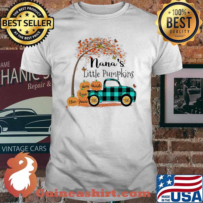 NANA'S LITTLE PUMPKINS WITH GRANDKIDS AUTUMN Shirt