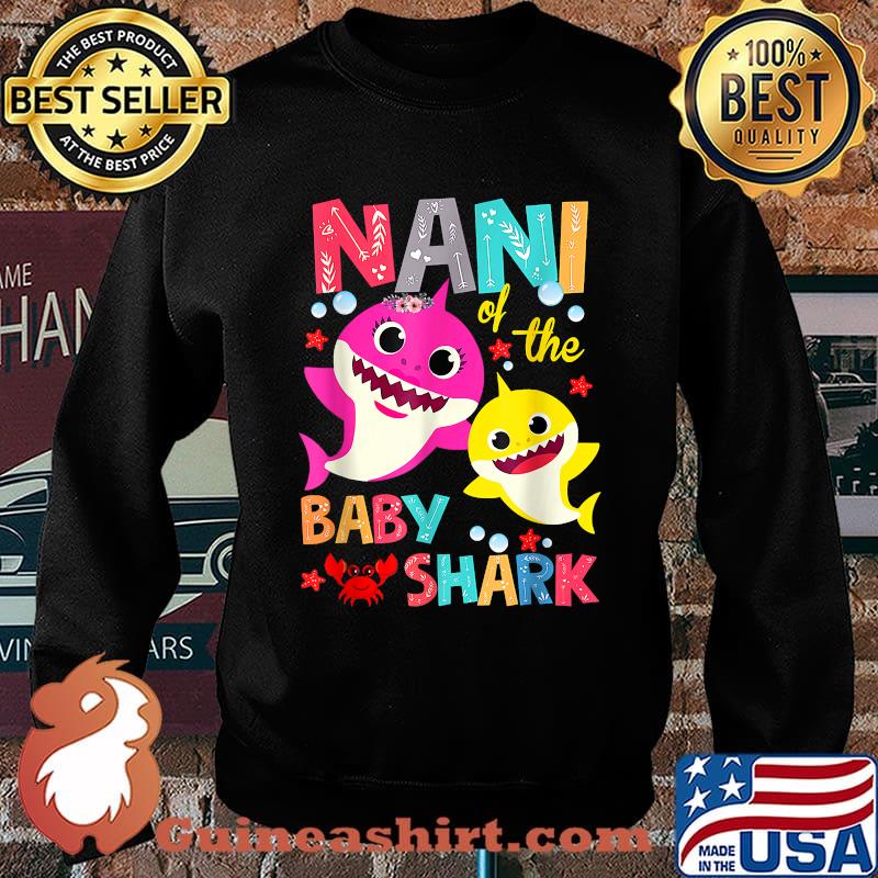 Nani Of The Baby Shark Birthday T-Shirt Sweater