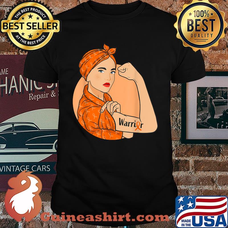 Nice aML Leukemia Awareness Products Leukemia Warrior Unbreakable T-Shirt