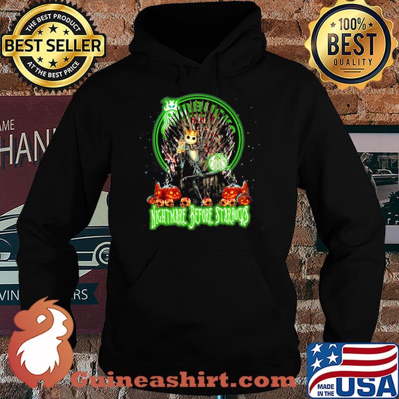 Nightmare before starbucks jack skellington halloween s Hoodie