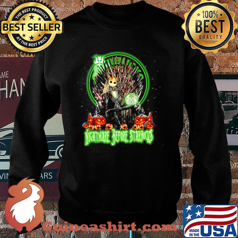 Nightmare before starbucks jack skellington halloween s Sweater