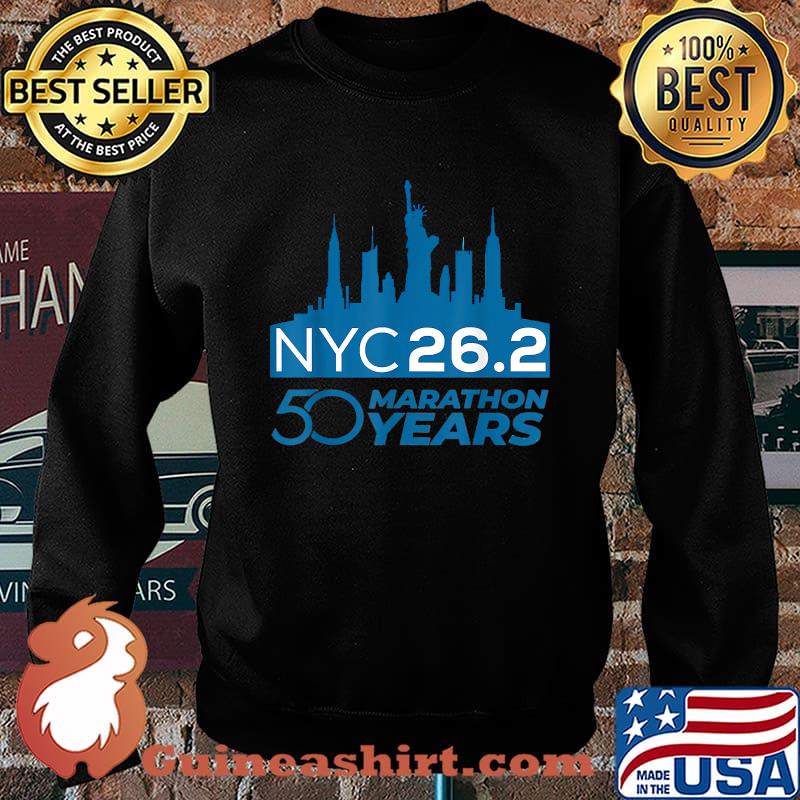 NYC 50 Years Marathon New York city Sports 2021 T-Shirt Sweater