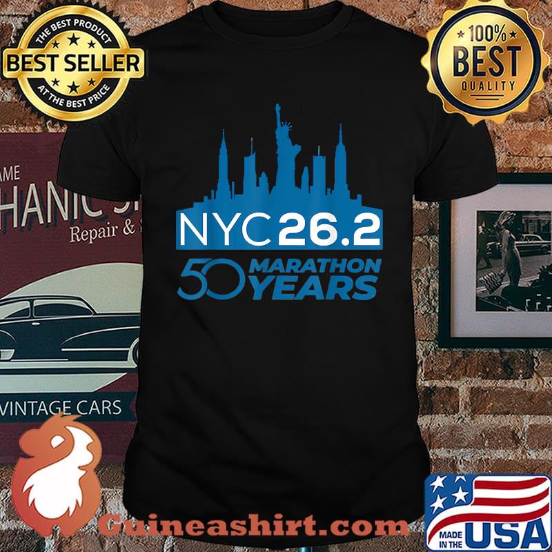 NYC 50 Years Marathon New York city Sports 2021 T-Shirt