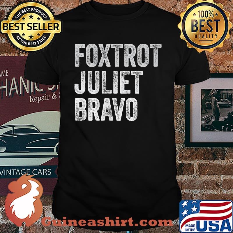 Official Womens Foxtrot Juliet Bravo T-Shirt