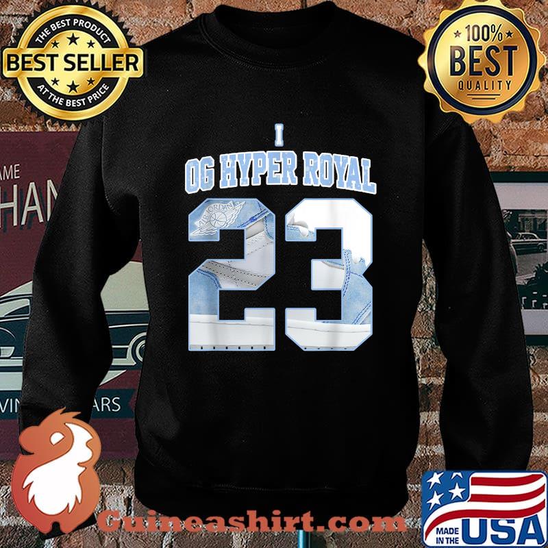 OG Hyper Roya Halloween 23 Sneaker Match 1 Retro High T-Shirt Sweater