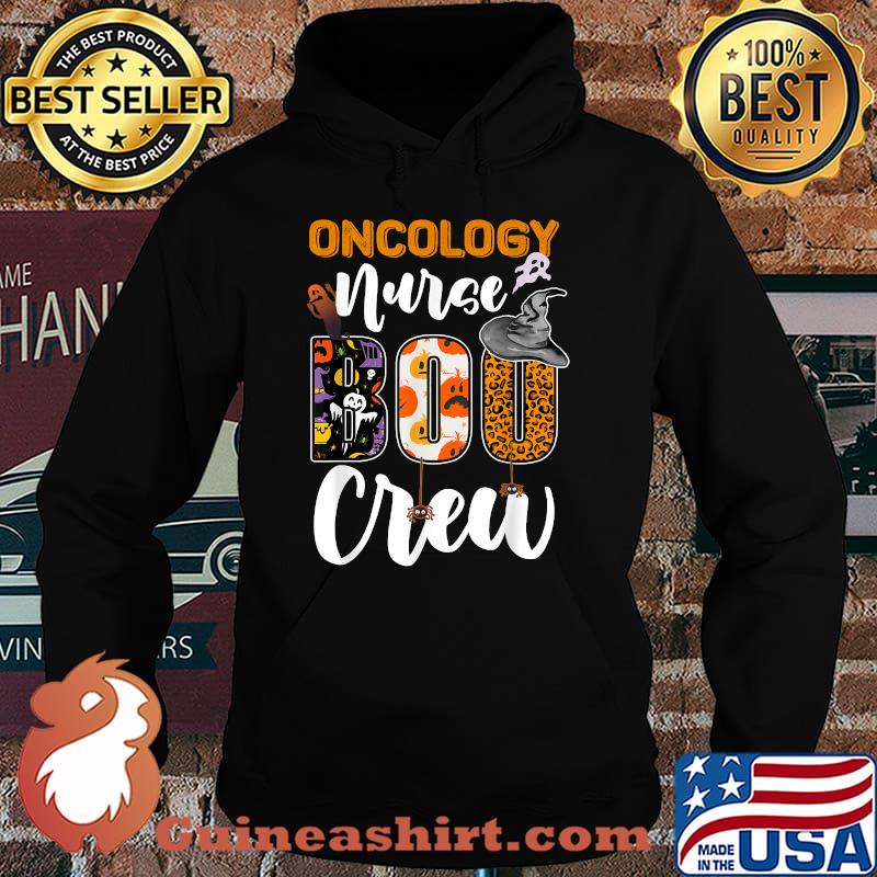Oncology Nurse Boo Crew RN Halloween Leopard T-Shirt Hoodie