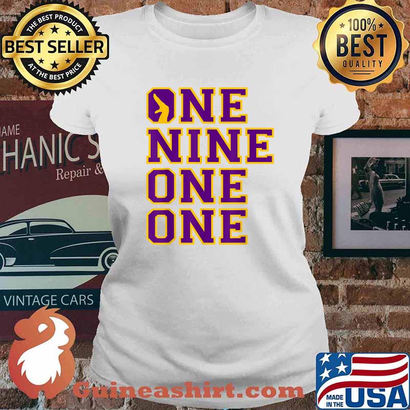 One Nine Hand Sign Psi-Phi One One T-Shirt Ladies tee