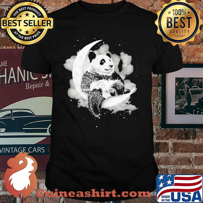 Panda Sit On The Moon shirt