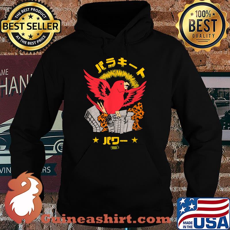 Parakeet Power (The Legendary Budgie Kaiju) T-Shirt Hoodie