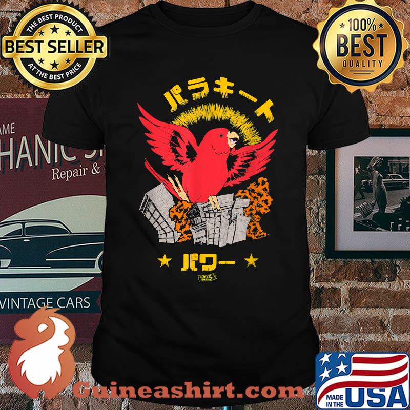 Parakeet Power (The Legendary Budgie Kaiju) T-Shirt