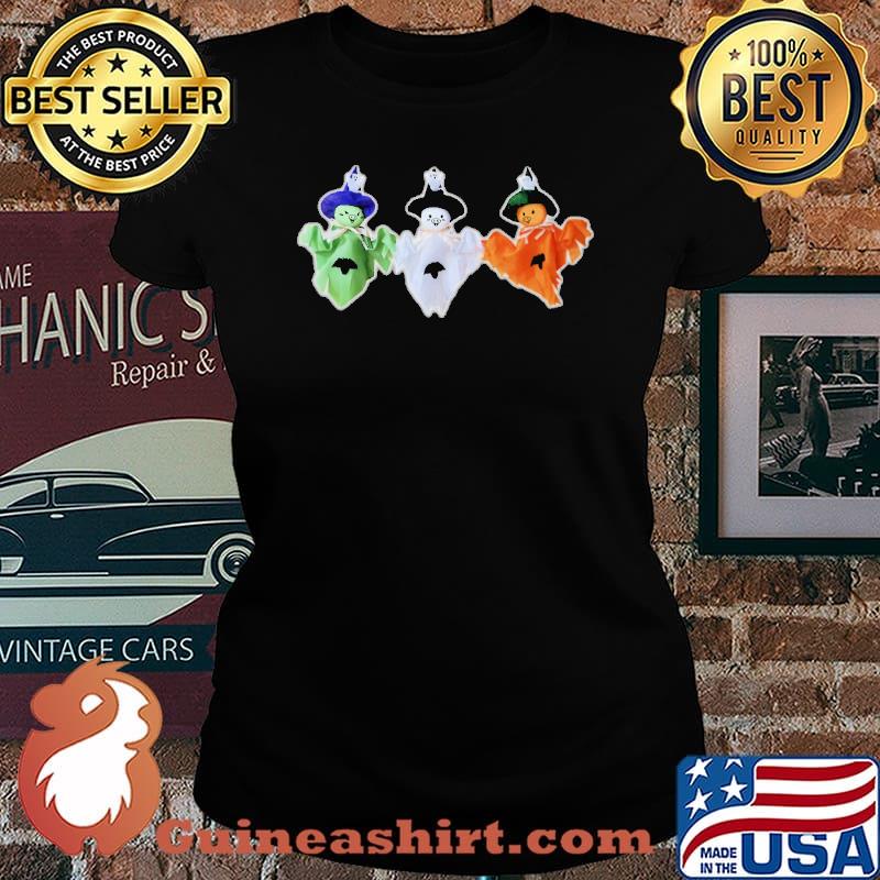 Pig Three Colors Ghosts Shirt Laides tee
