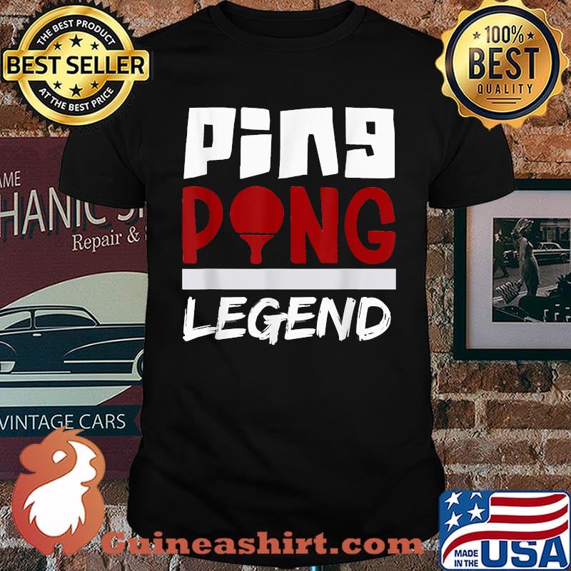 Ping Pong Legend Table Tennis Hobby T-Shirt