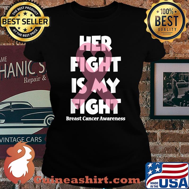 Pink Ribbon for women Breast Cancer Awareness Month October T-Shirt Laides tee