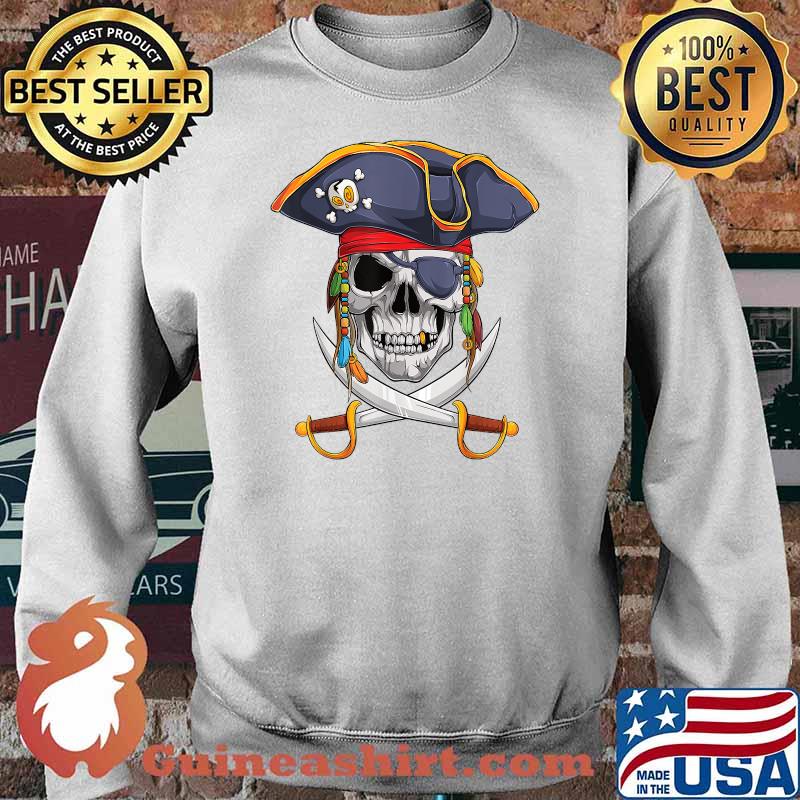 Pirate Skull Halloween Little T-Shirt Sweater