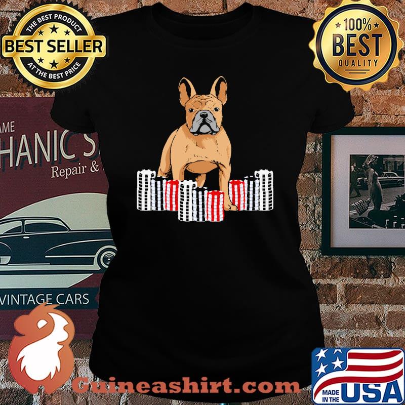 Poker Pitbull dog s Laides tee