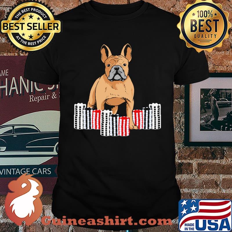 Poker Pitbull dog shirt