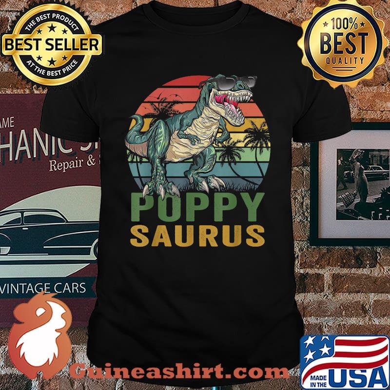 Poppysaurus T Rex Dinosaur Poppy Saurus Family T-Shirt