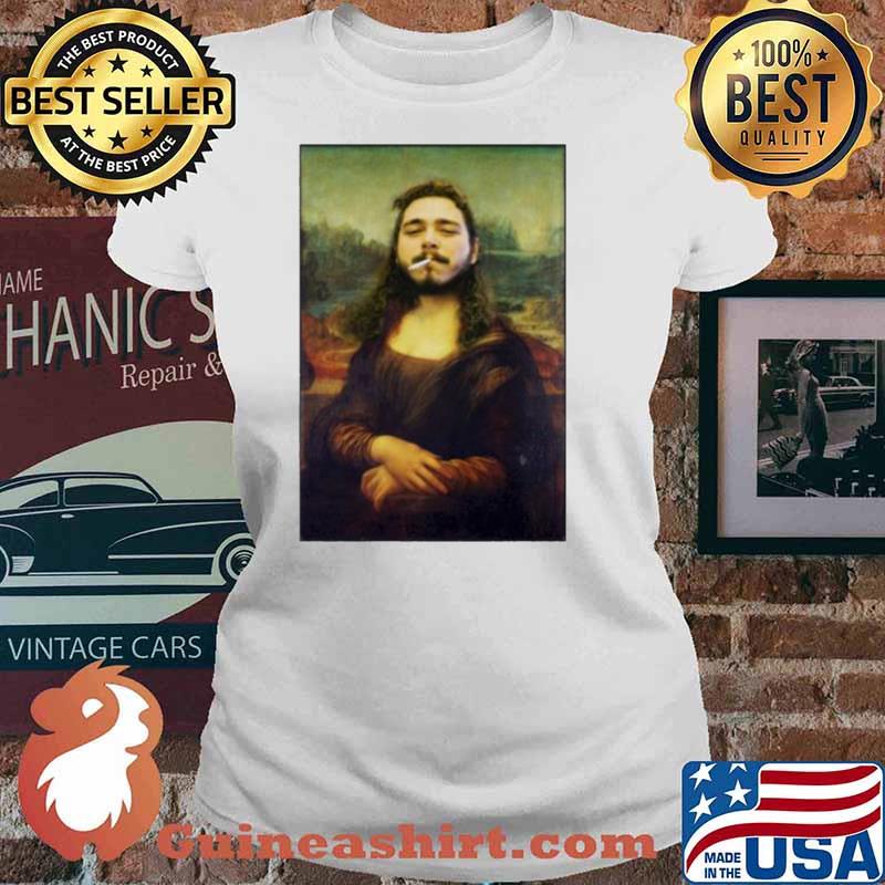 Post Malone Mona Lisa smoking s Ladies tee