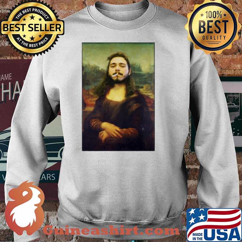 Post Malone Mona Lisa smoking s Sweater