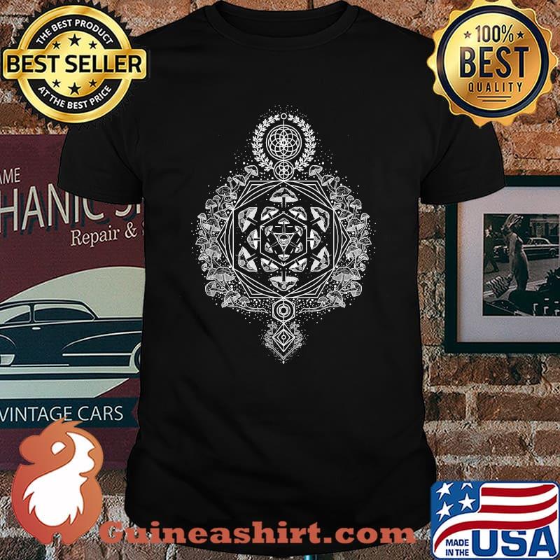 Psychedelic Mushroom Cluster Mycology Graphic T-Shirt