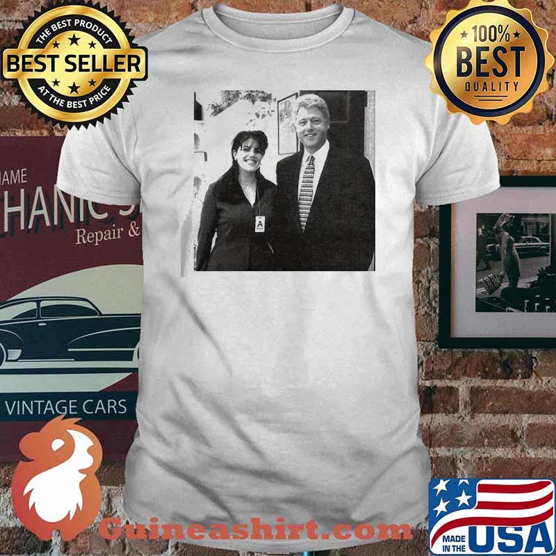 PubliciTeeZ Big and Tall Funny Bill Clinton and Monica Lewinsky Photo Shirt