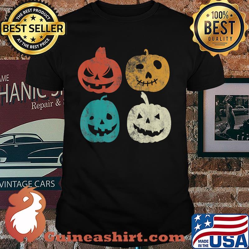 Pumpkin Halloween Vintage T-Shirt