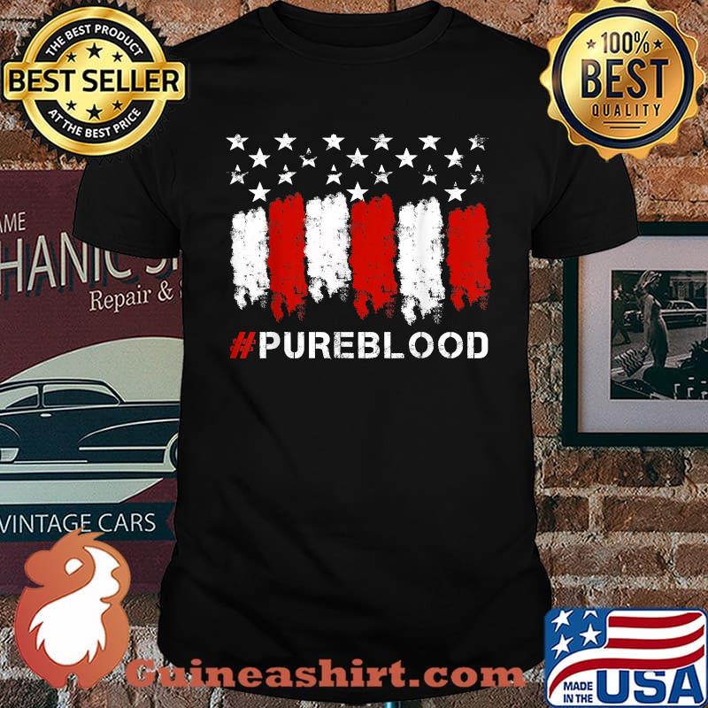 Pure Blood Movement Freedom American Flag T-Shirt