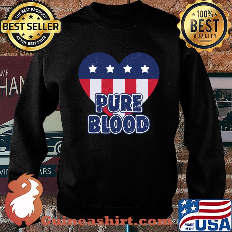 Pure Blood Proud Freedom Heart T-Shirt Sweater