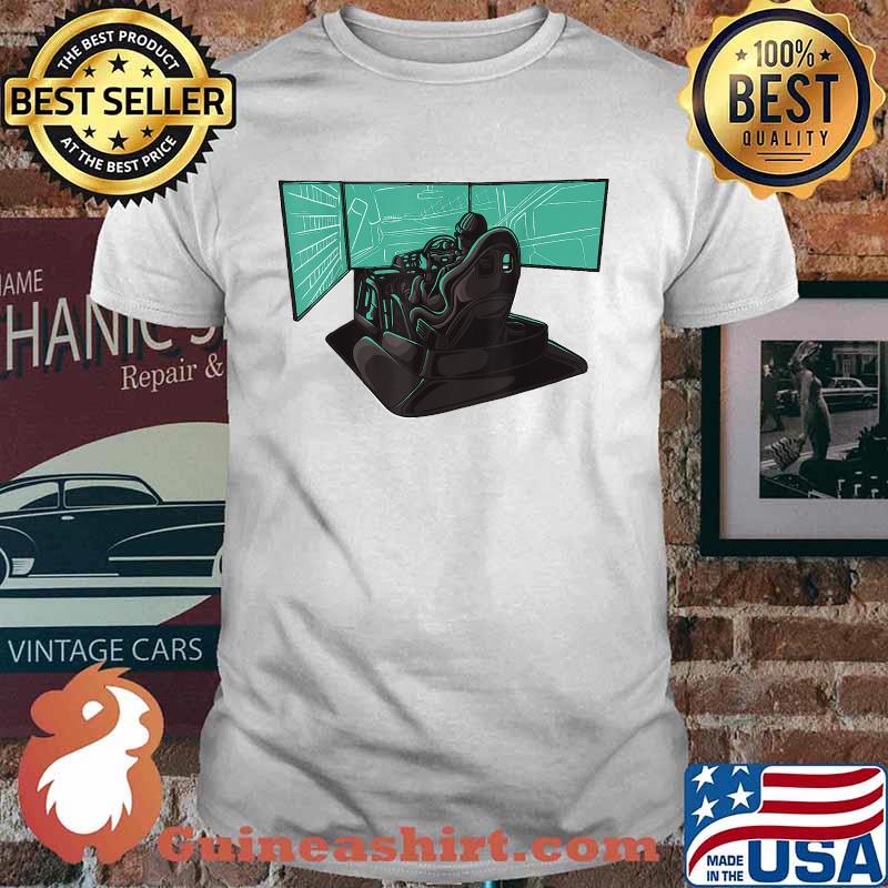 Racing Game Gamer PC Racing Gaming Sim Racer T-Shirt