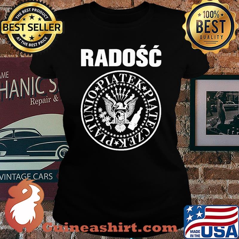 Ramones Textile Poster Eagle Logo Shirt Laides tee