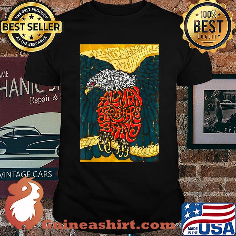 Recirdings Allmans Art brothers Retro Band music Love Eagle T-Shirt