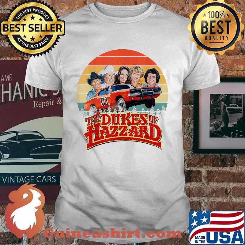 Retro Hazzard Cars Vintage Design Art The Dukes Music Season T-Shirt