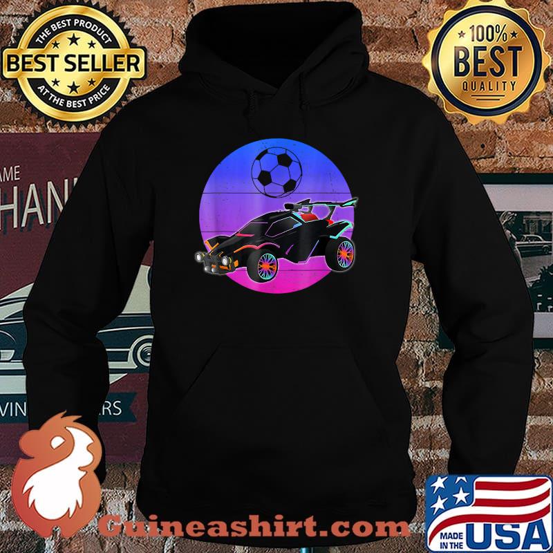 Retro Style Rocket RC Soccer Car League T-Shirt Hoodie
